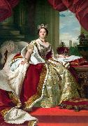 Franz Xaver Winterhalter Portrait of Queen Victoria oil painting